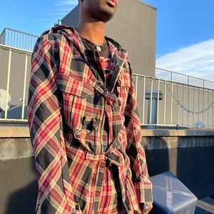 Custom Plaid Bondage Suit By Ligia Morris